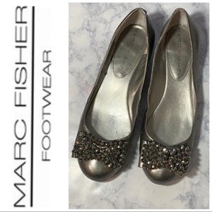 Marc Fisher • Keates Beaded Bow Flats Size 6.5